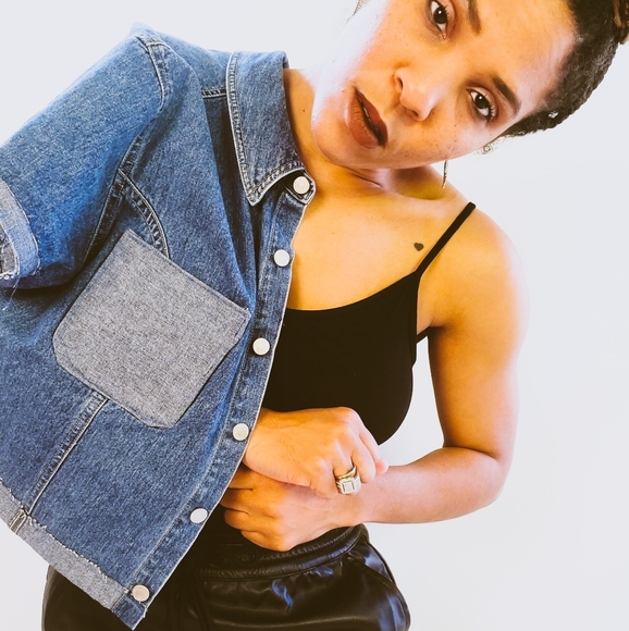 Vintage Tops - Vintage Denim Top
